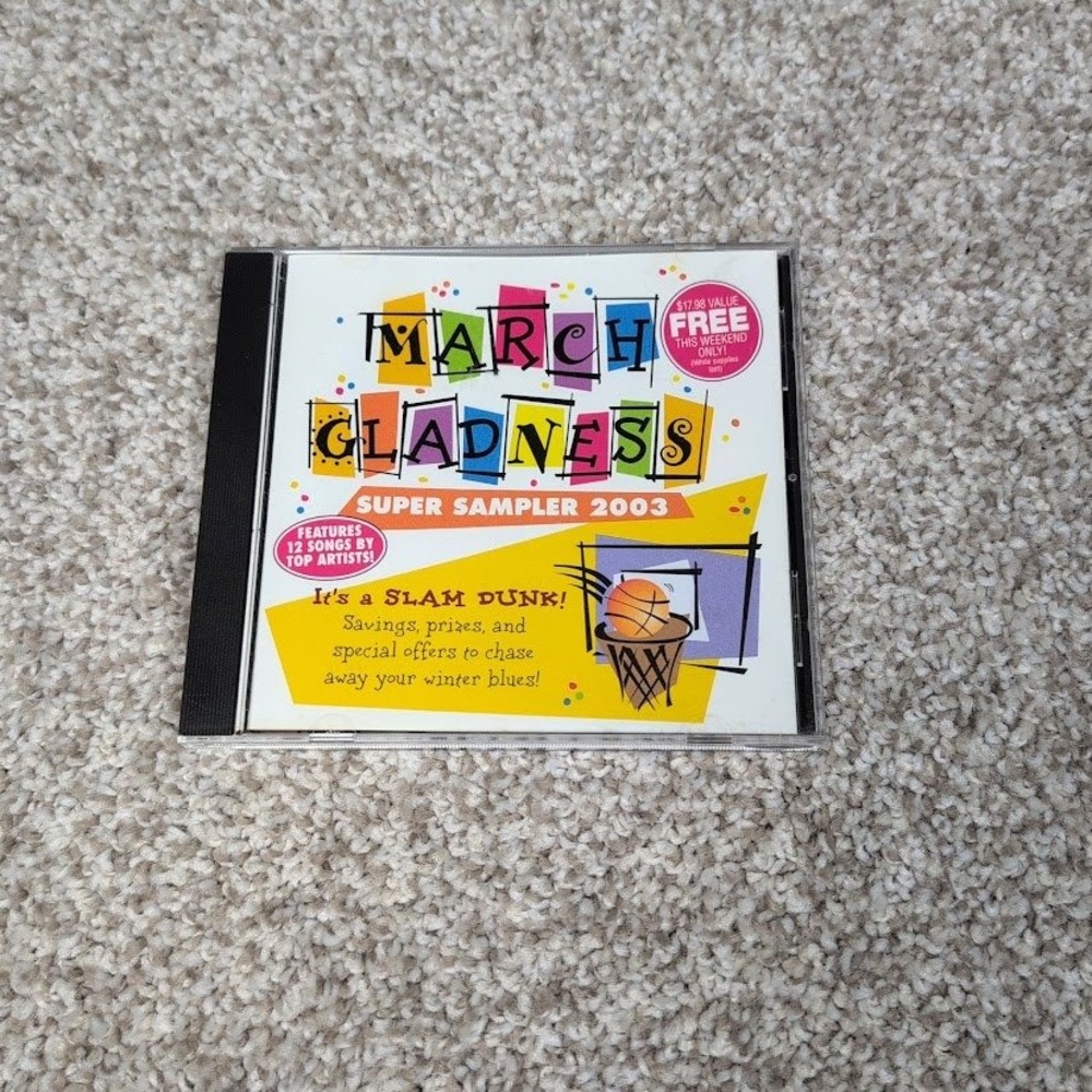 March‎ Gladness Super Sampler 2003 CD Compilation Featuring Top Artists